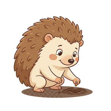 Stachi, das Erntezeit-Maskottchen